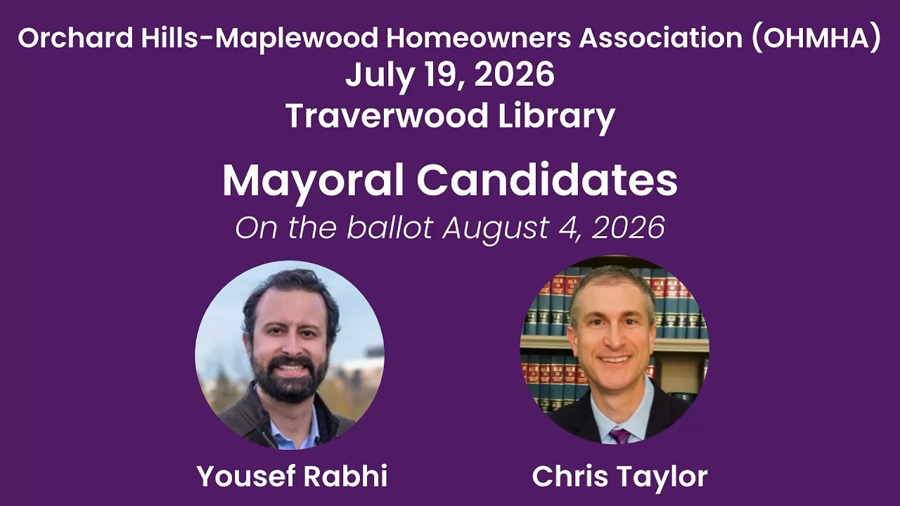 Ann Arbor Mayoral Candidate Forum - Rabhi/Taylor (July 19, 2026)