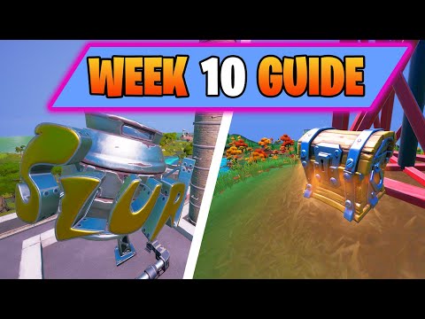 All Week 10 Challenges Guide! (LEAKED) - Fortnite Chapter 2 Season 4