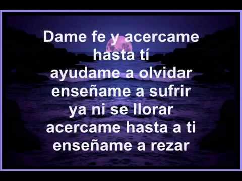 ALEJANDRO JAEN, "Dame fe" LETRA