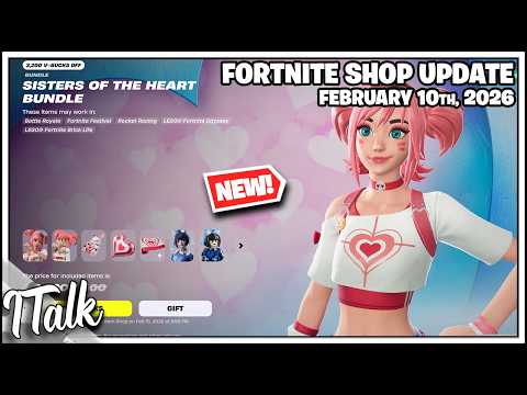 Fortnite Shop *NEW* SISTERS OF THE HEART SET! [February 10th, 2026] (Fortnite Chapter 7)