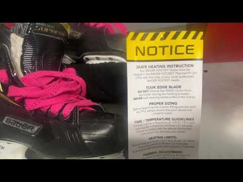 HEATING HOCKEY SKATES INSTRUCTIONS FOR BAUER