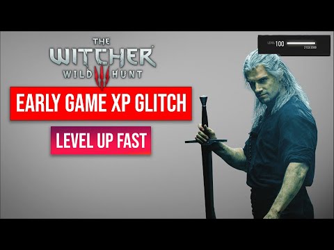 The Witcher 3 XP Glitch | New XP Farm | 100K XP Per Minute! Level Up Fast!