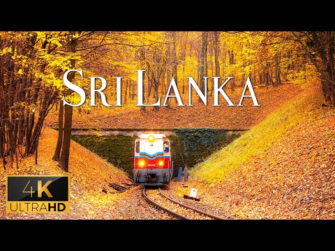 FLYING OVER SRI LANKA (4K Video UHD) - Relaxing Music With Beautiful Nature Film For Chilling Out