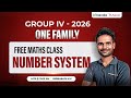 TNPSC GROUP IV 2026 I FREE MATHS CLASS I NUMBER SYSTEM SUBBARAJA