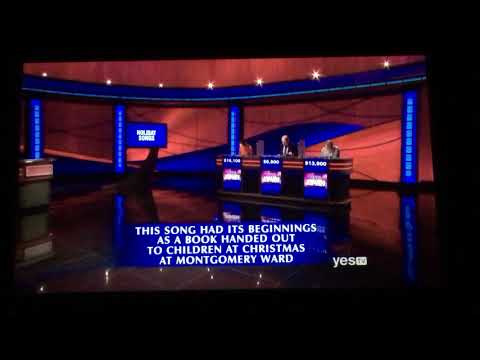 Final Jeopardy, “Holiday Songs” category & BIG WAGERS - Jennifer Quail Day 2 (12/5/19)