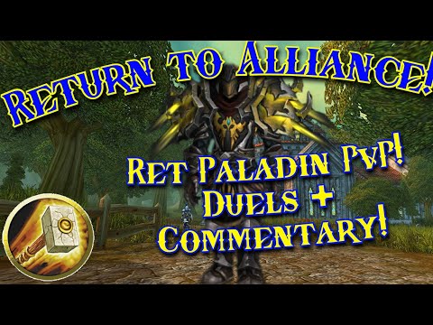 Return to Alliance! Ret Paladin PvP! Gladiator Dueling w/ Commentary! 9.2 Shadowlands WoW