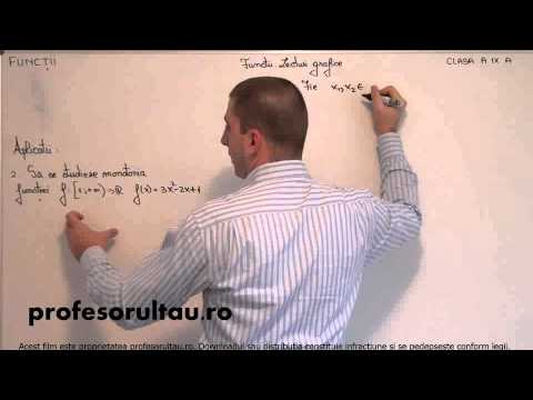 41   cls9   Functii   monotonia unei functii   aplicatii   partea 2 - profesorultau.ro