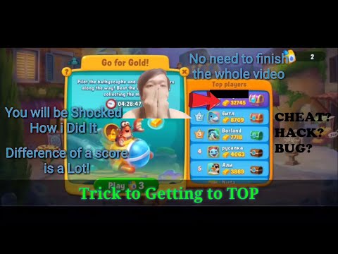 TRICK TO GETTING TO TOP ON SUBMARINE GAME - FISHDOM Playrix