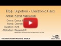 Blipotron Electronic Hard Kevin MacLeod Dance Electronic Dramatic YouTube Audio Library