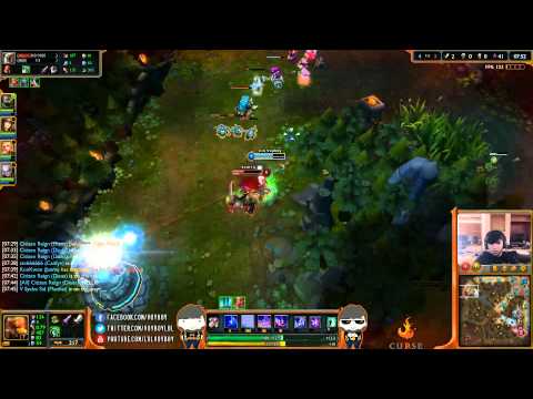 Voyboy on Lee Sin vs Scarra on Rengar - League of Legends Season 3