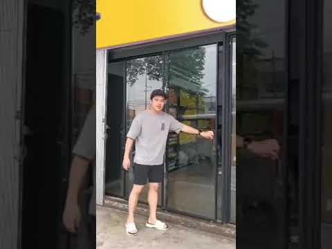 双开窄框推拉门