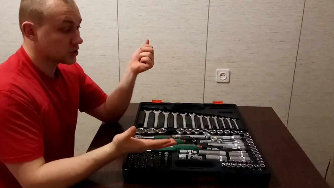 Набор инструмента универсальный JonnesWay 1/4", 1/2"DR Super Tech, 111 предметов