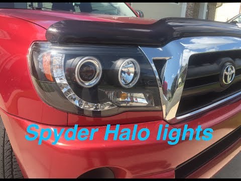 Spyder Headlights Tacoma 2005