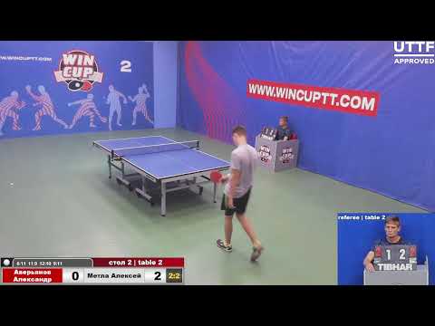 Аверьянов Александр 2-3 Метла Алексей  Турнир Восток 4  WIN CUP 20.08.2021. Прямой эфир Зал 2.