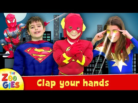 The Zoogies - Clap your hands | Superhero Version | Flash, Venom, Wonder Woman