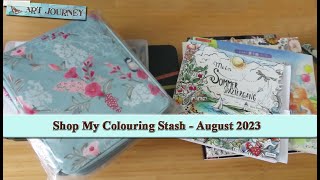 Shop My Colouring Stash - August 2023 || Coloring Plans || #AdultColoring #UseWhatYouHave