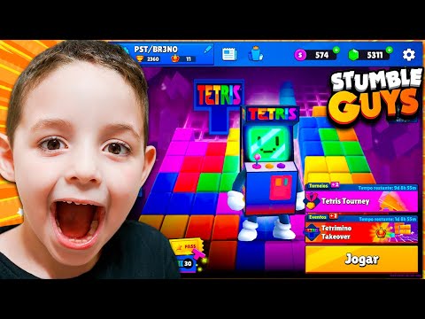 Joguei STUMBLE GUYS pela PRIMEIRA VEZ - BRENO START