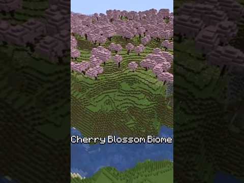 All about Minecraft Cherry Blossom Biome ! #shorts #minecraft #minecraftshorts