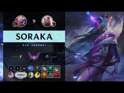 Soraka Support vs Rakan - NA Master Patch 14.10