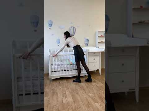 Кроватка для новорожденных Mr Sandman Pocket (массив бука, универсальный маятник, съемная стенка)