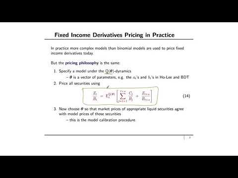 Financial Engineering :Fixed Income Derivatives Pricing in Practice