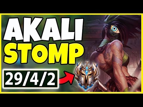 RANK 1 AKALI WORLD INSANE 1V9 CARRY (UNBELIEVABLE)  - League of Legends