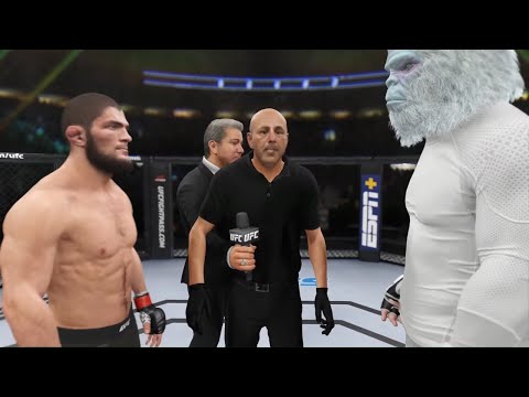 Khabib vs. Snow Kong - EA Sports UFC 4 - Champion Fight