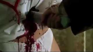 Sexy girl multiple times stab in hot belly 🔪