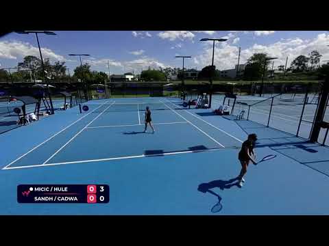 Petra Hule ElenaMicic vs Grace Cadwallader Gurmanat Kaur Sandhu doubles R16 W50 Brisbane 10 November