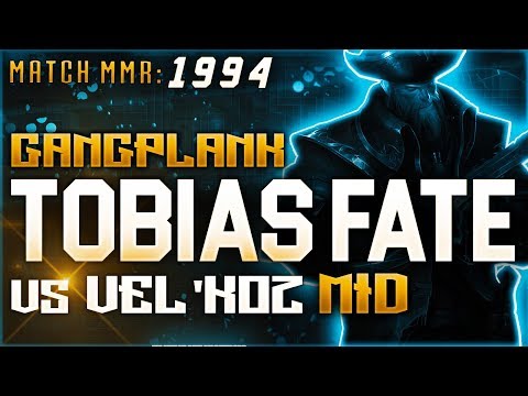 S8 | Tobias Fate Gangplank vs Vel'Koz MID | High Elo Ranked League of Legends