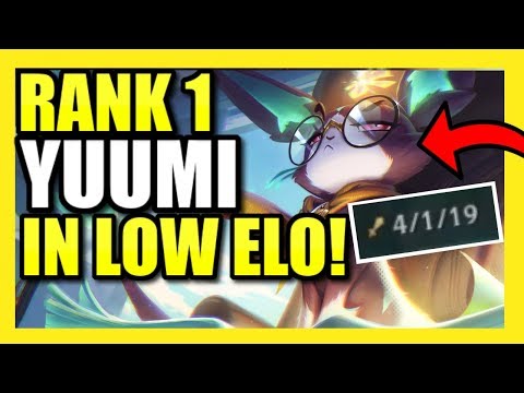 (RANK 1 YUUMI) HOW TO CARRY WITH YUUMI IN LOW ELO! | BEST YUUMI WORLD VS BRONZE! - League of Legends