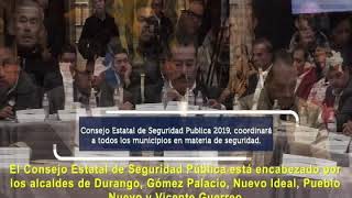 Fortalece el Gobernador del estado de Durango, con 100 mdp a las instituciones de seguridad pública