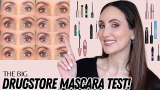 I TESTED 13 DRUGSTORE MASCARAS ON MY SHORT & SPARSE LASHES - HERE ARE THE RESULTS!