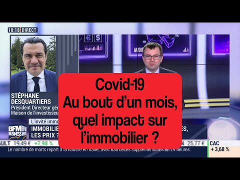 Coronavirus et immobilier, analyse post-confinement