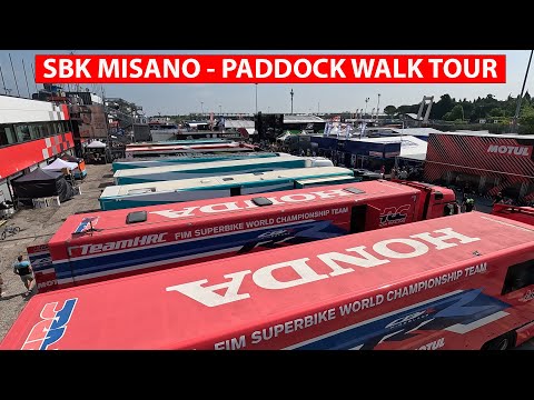 SBK Misano Superbike World Championship - Paddock walk tour