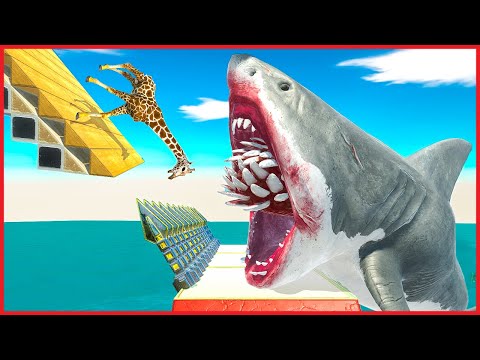 DANGEROUS WATER, WHO can SURVIVE | ARBS - Animal Revolt Battle Simulator