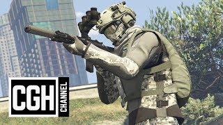 GTA 5 Online - Best Military Outfits (4K)