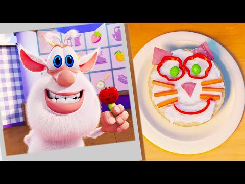 Booba 😜 Hayvan Simitleri - Gıda Bulmacaм 🐱 Yeni bölümler 🐭 Derleme 🙃 Bebekler için çizgi filmler