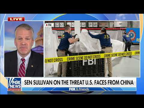 Sen%2E%20Dan%20Sullivan%20%28R%2DAlaska%29%20discusses%20downed%20aerial%20objects%20on%20Fox%20%26%20Friends%20%2D%20February%2013%2C%202023