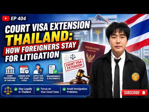 Court visa extension in Thailand explained by Barrister Garn