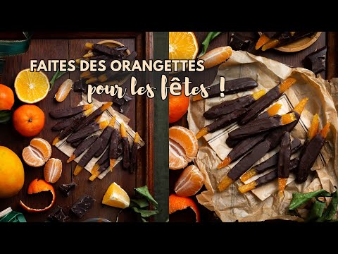 Orangettes au chocolat, la recette hyper simple !