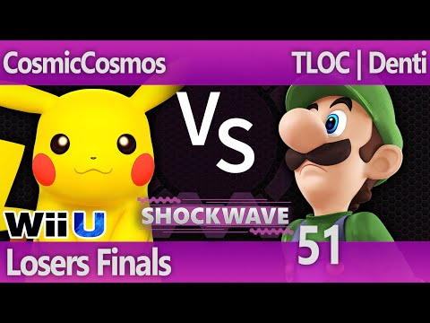 SW 51 Smash 4 - CosmicCosmos (Lucas, Pikachu) vs TLOC | Denti (Luigi) - Losers Finals