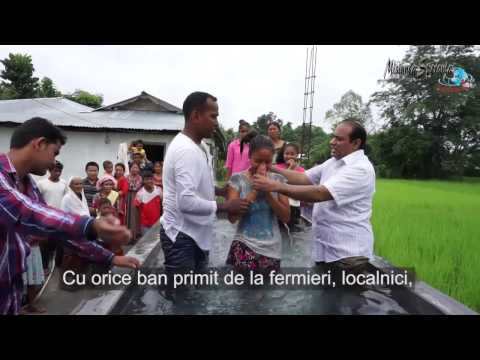 Botez in localitatea Urlabari din Nepal