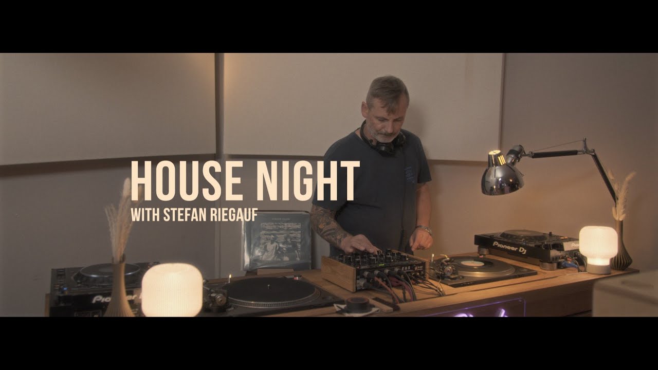 House Night with Stefan Riegauf — Deep House Vinyl DJ Set 2025