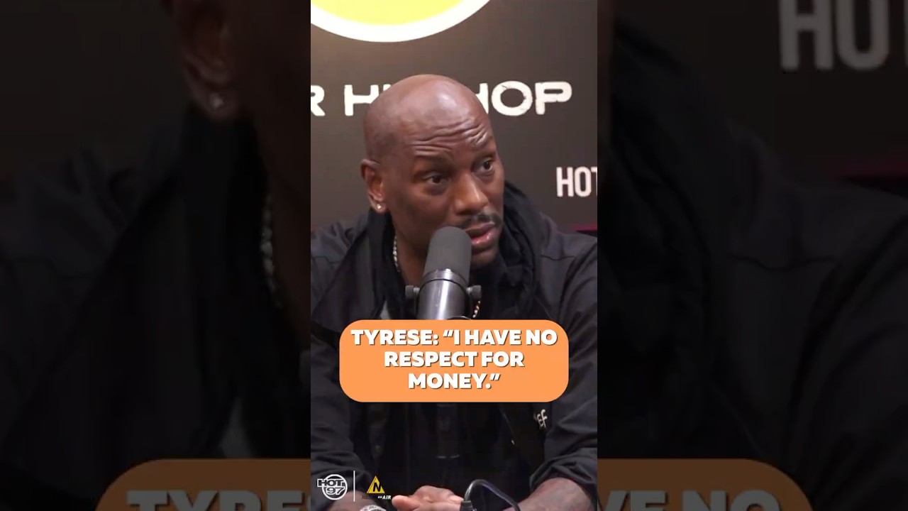 Tyrese Gibson: "I don't have respect for money"