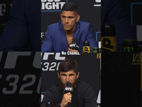 HEATED EXCHANGE between Alex Pereira and Magomed Ankalaev! 🥵