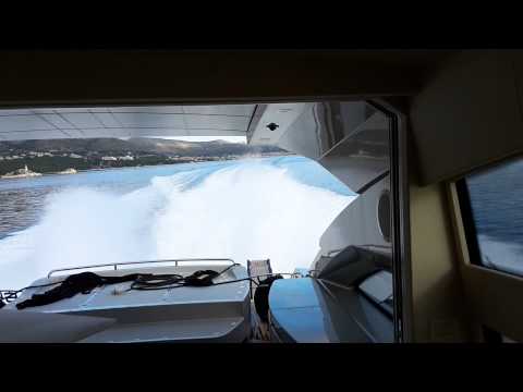 Pershing 64 from 0 to 47 knots