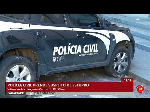 Homem é preso por estupro contra adolescente em Carmo do Rio Claro