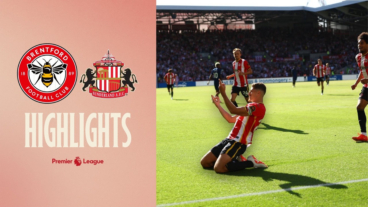 Brentford FC 1 - 1 Sunderland AFC highlights