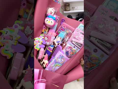 🎁 Women’s Day Gift for Little Girls! 🦄✨ Unicorn-Themed Stationery Bouquet | March 8th